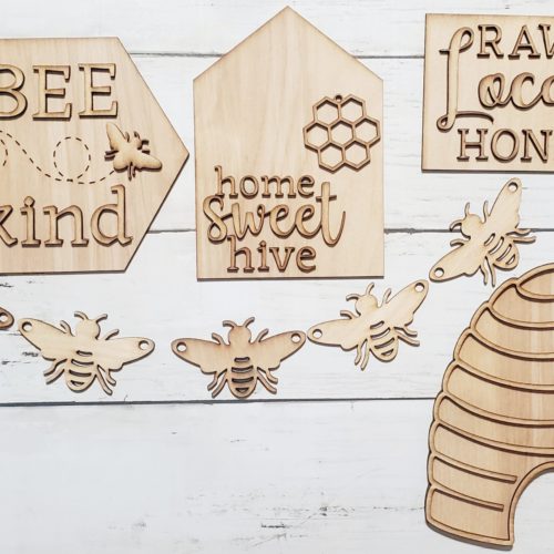 Bee Tiered Tray