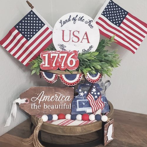 Patriotic Tiered Tray DIY Kit