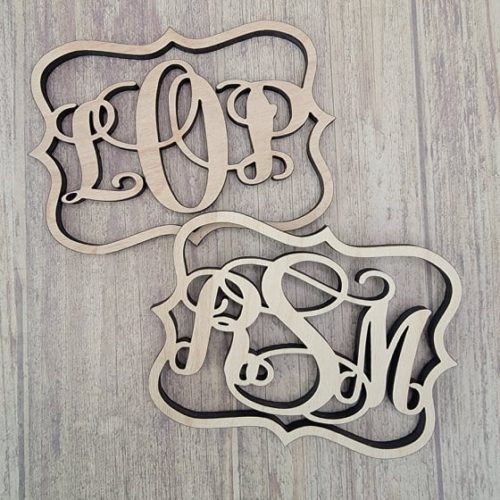 Monogram Car Charms/Ornament DIY