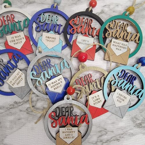 Dear Santa Ornament
