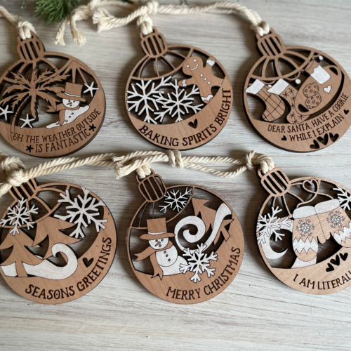 Naughty/Nice Ornaments (DIY)