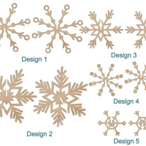 3D Standing Snowflake DIY