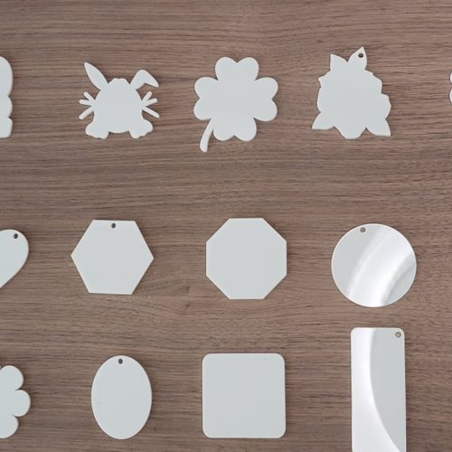 Acrylic Blank Shapes (Badge Reel/Key Ring)