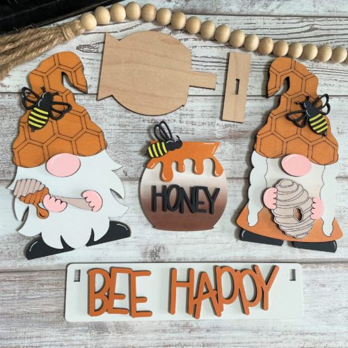 Gnome Bee DIY Kit (wagon & bench)