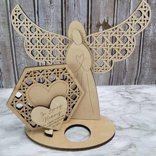 Cane Weave Angel Shelf Sitter DIY Kit