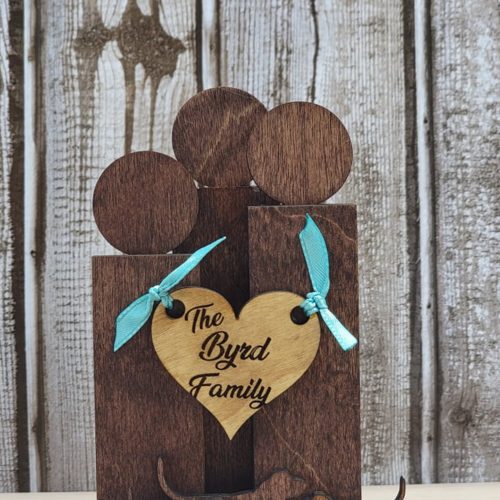 Family Block Shelf Sitter