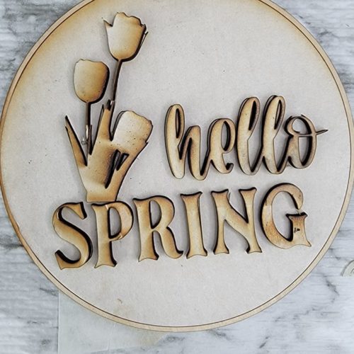 Hello Spring DIY Kit (Circle Frame Interchangeable)