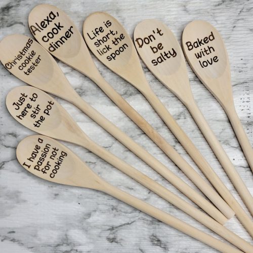 Engraved Wooden Spoons