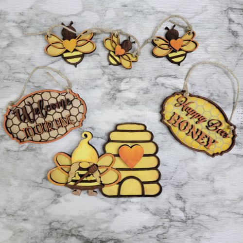 Bee Gnome Set Interchangeable DIY KIT