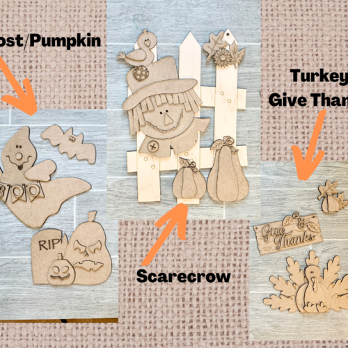 Fall Theme Fence Interchangeable DIY KIT