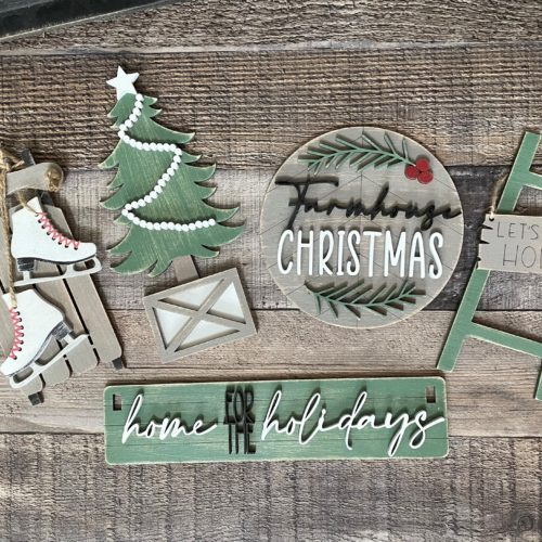 Home For The Holidays DIY KIT(wagon & bench)