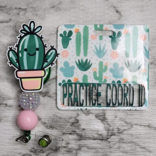 Customized Sublimated Badge Buddies with matching reel