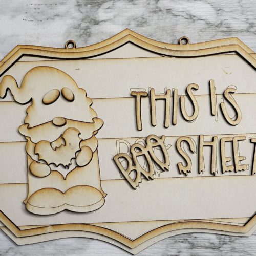Boo Sheet Sign (DIY)
